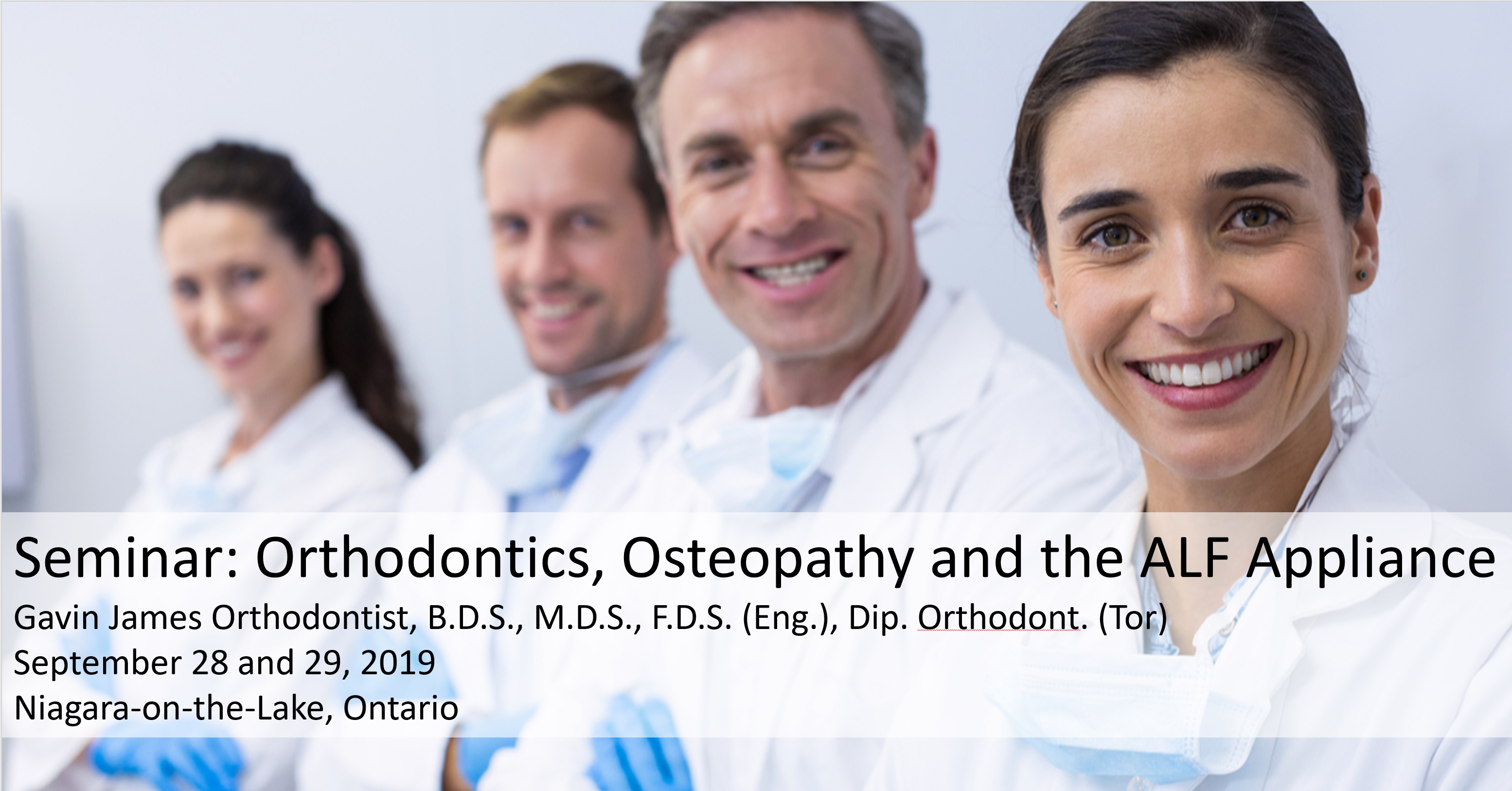 Seminar Orthodontics, Osteopathy and the ALF Appliance Orthodontic